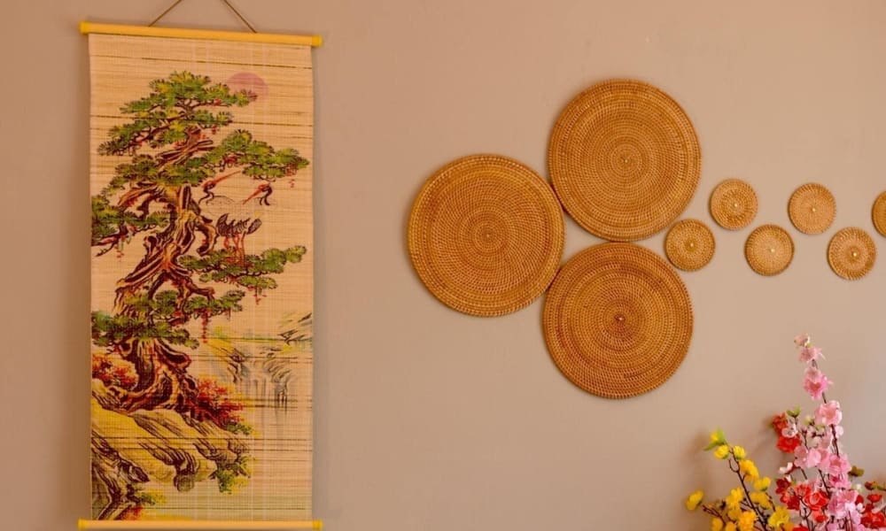Mành tre treo tường