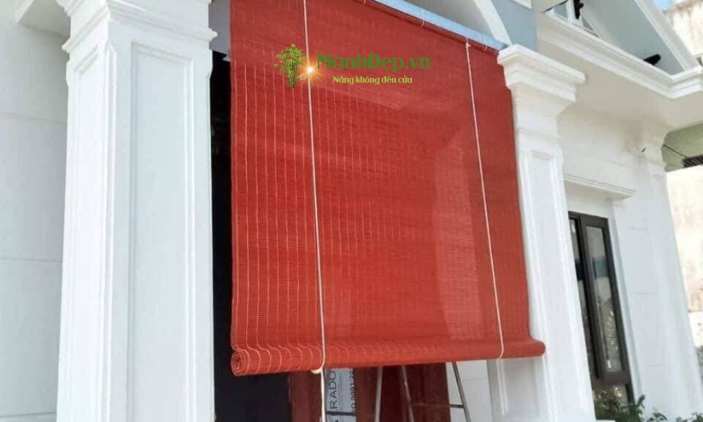 lắp đặt mành tre tại tỉnh Bình Dương