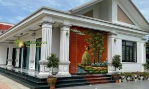 Lắp đặt mành tre tại Bình Dương 