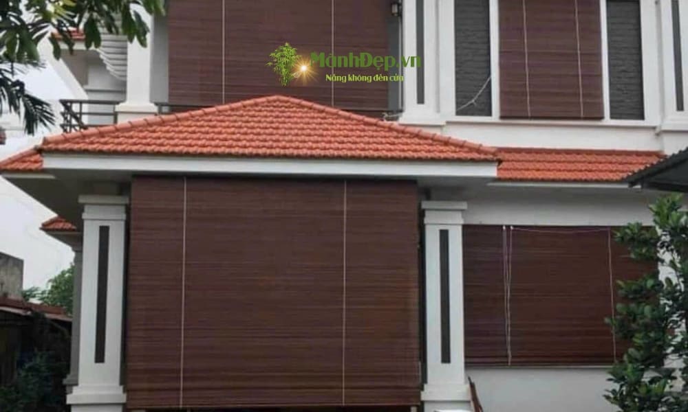 lắp đặt mành tre trúc chống nắng tại Đồng Nai
