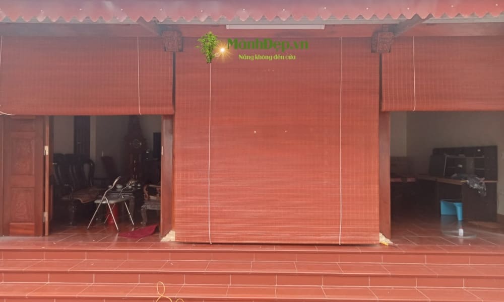 Lắp đặt mành tre tại Long Phước quận 9