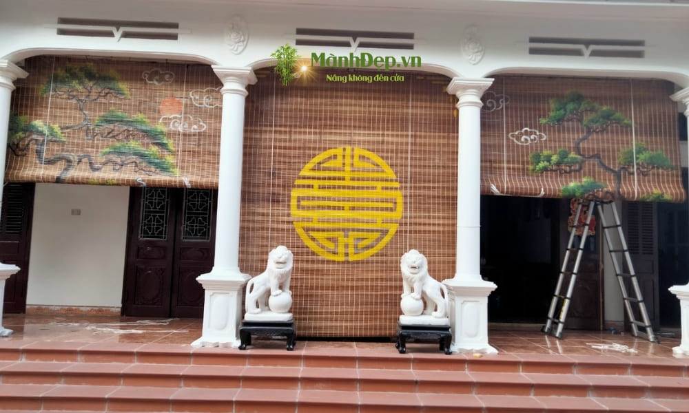 Lắp đặt mành Tre tại Vũng Tàu