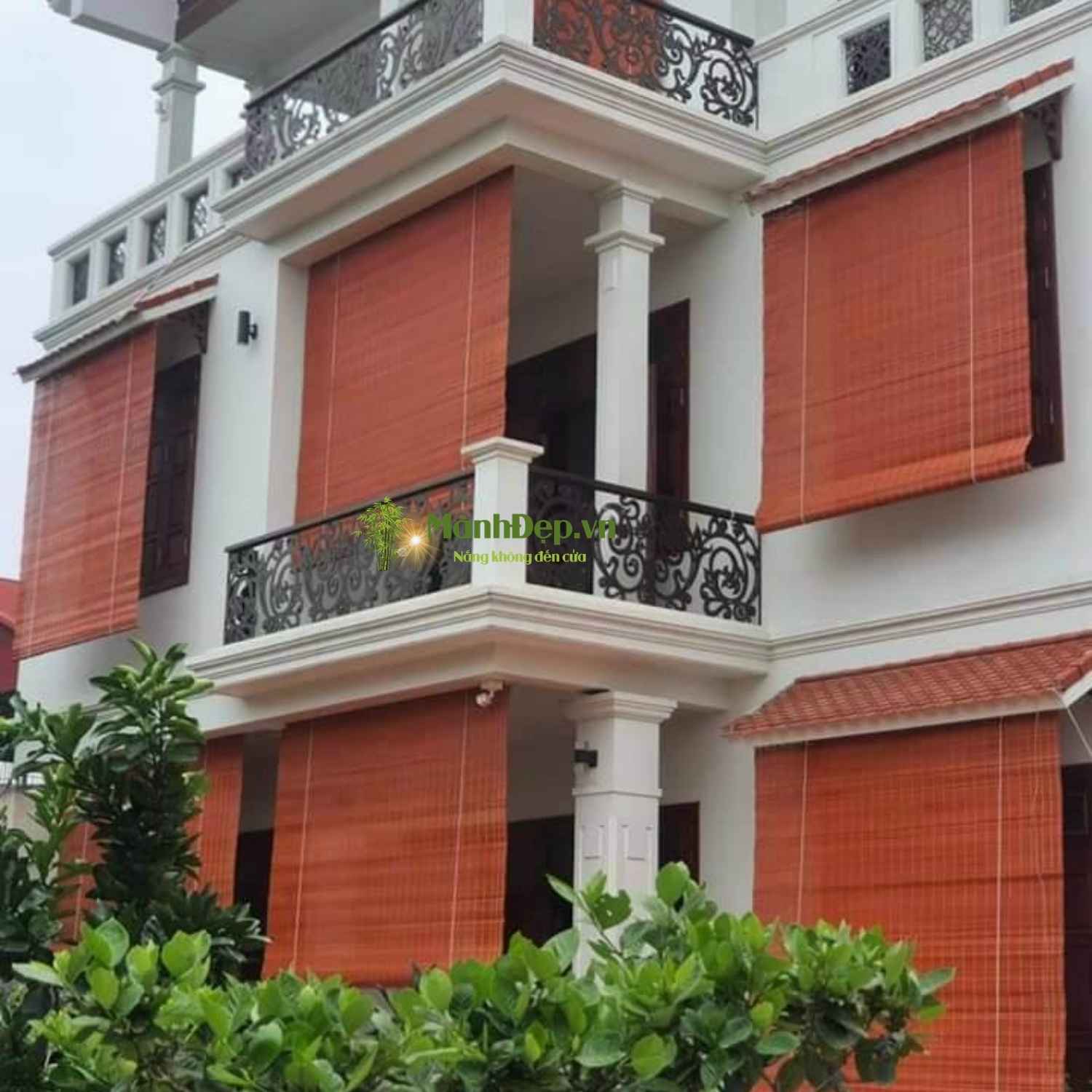 mành tre cho biệt thự sang trọng